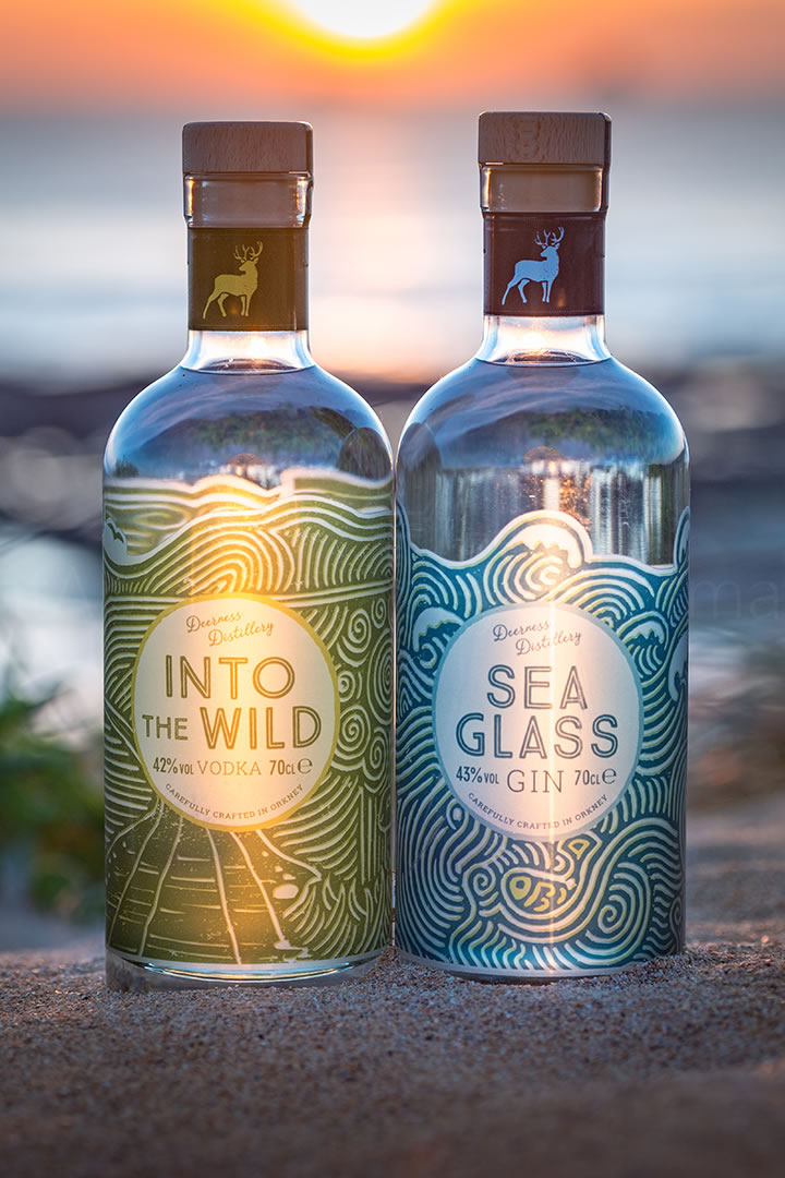Into the Wild vodka and Sea Glass gin
