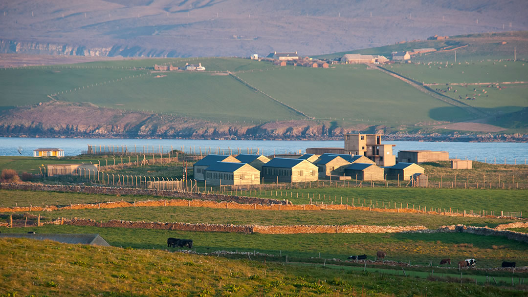 Ness Battery on the outskirts of Stromness in Orkney