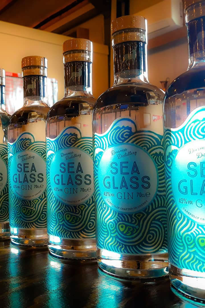 Sea Glass Gin from Deerness Distillery