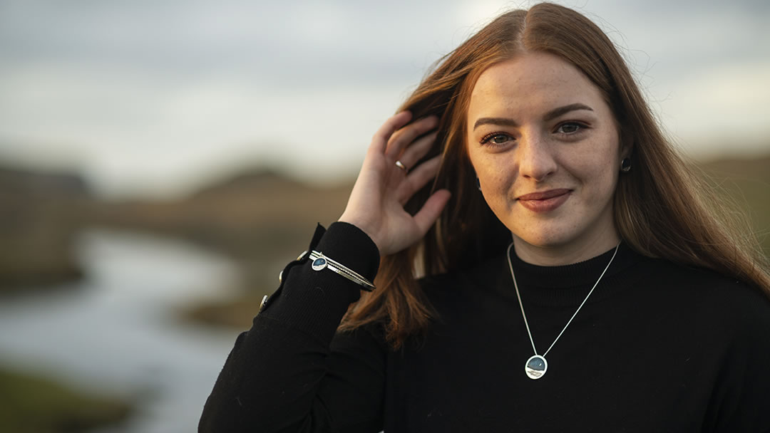 Shetland Jewellery collection inspired by the northern lights