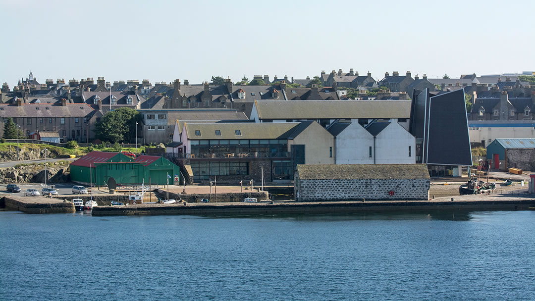 Shetland Museum and Archives from the sea