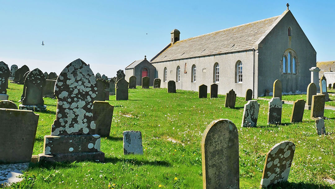St Magnus Kirk in Birsay Village, Orkney
