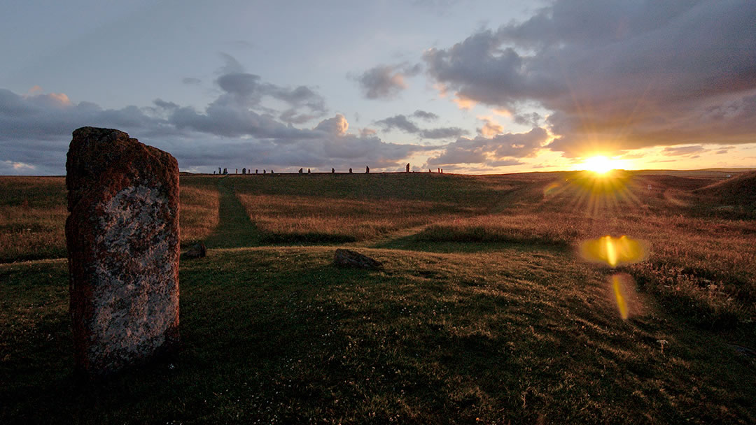 The comet stone and the Ring of Brodgar