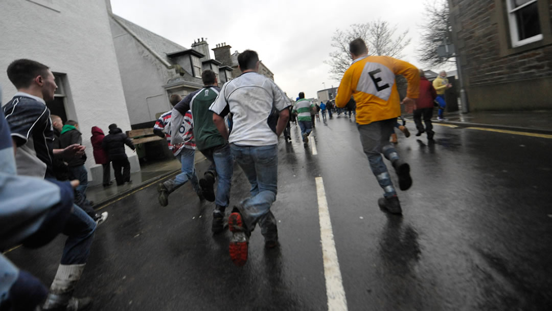 A break during the Ba’ game, New Year 2011