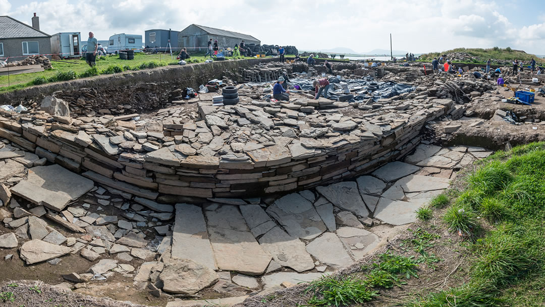 Structure 10 at the Ness of Brodgar, Orkney