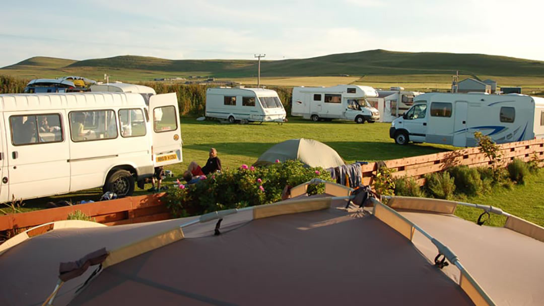 Chalmersquoy Campsite in Westray