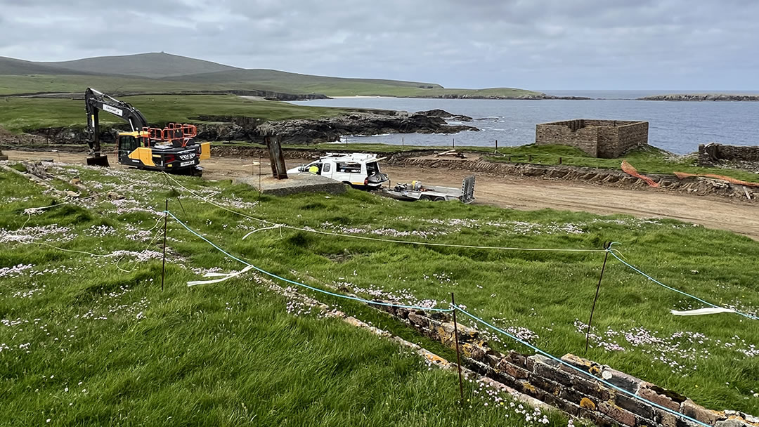 Down at Lamba Ness, space rocket site