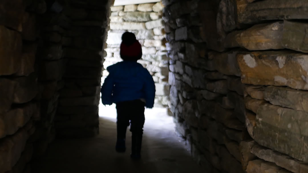 Inside Skara Brae