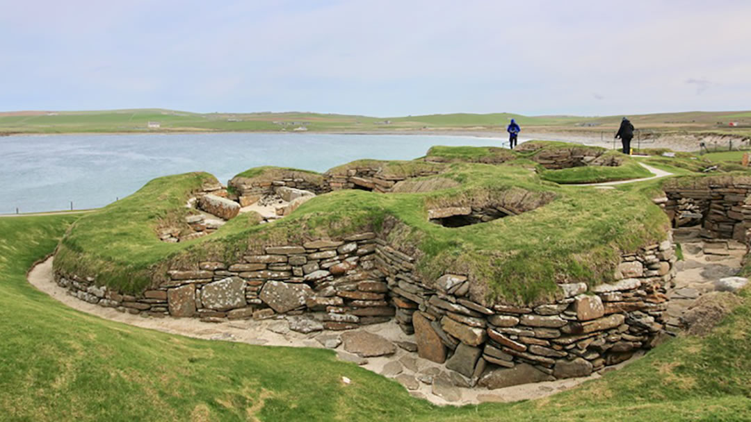 Skara Brae - a Neolithic village found in the Orkney islands