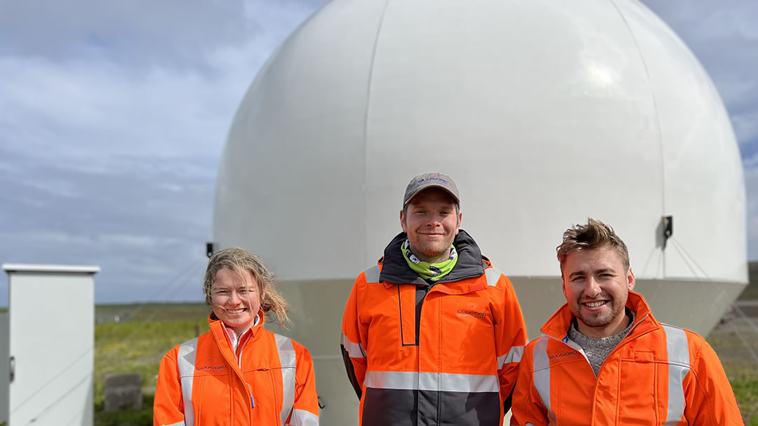 The team at the Shetland Space Port