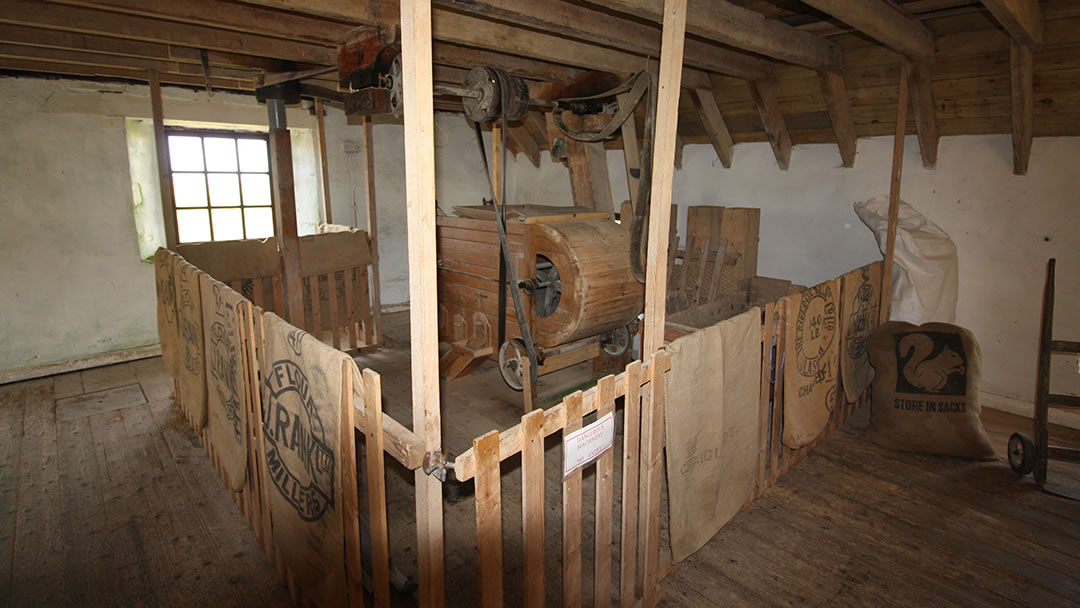 A fanner at the Barony Mill, Orkney