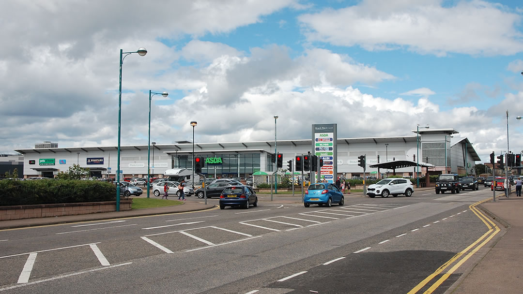 Beach Boulevard Retail Park in Aberdeen
