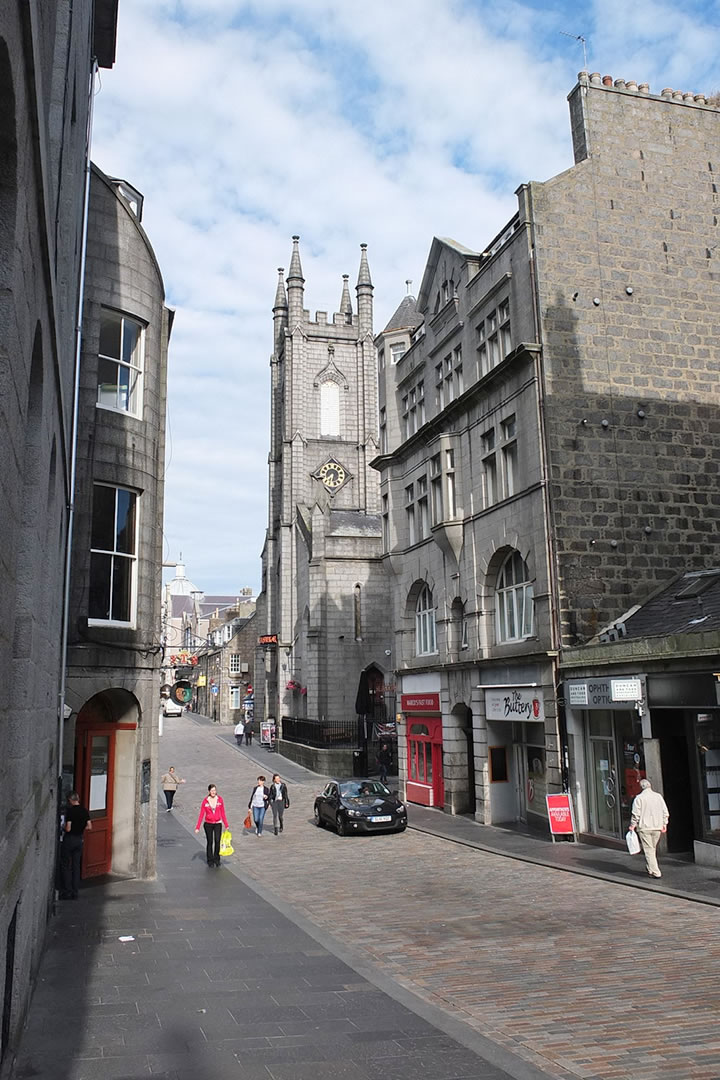 Belmont Street in Aberdeen