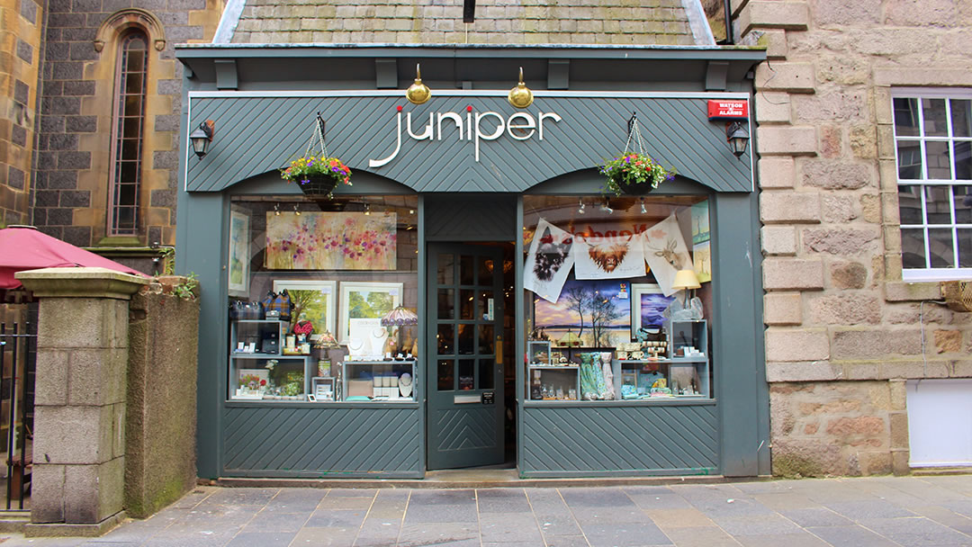 Juniper, a superb shop in Aberdeen