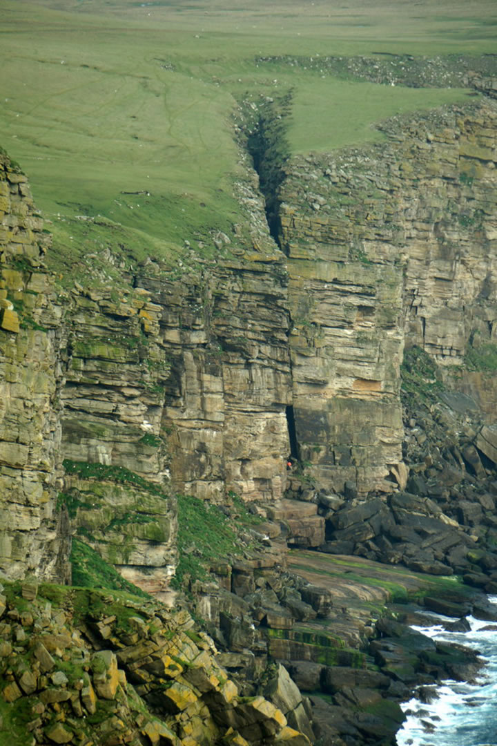 Sneck o' da Smaalie in Foula, Shetland