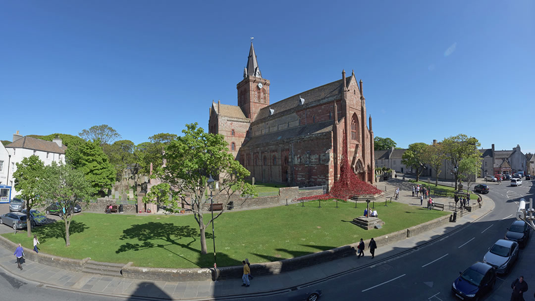 St Magnus Cathedral in Kirkwall, Orkney