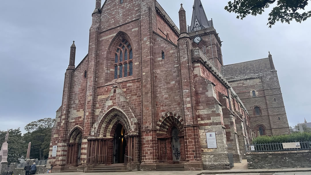 St Magnus Cathedral in Kirkwall