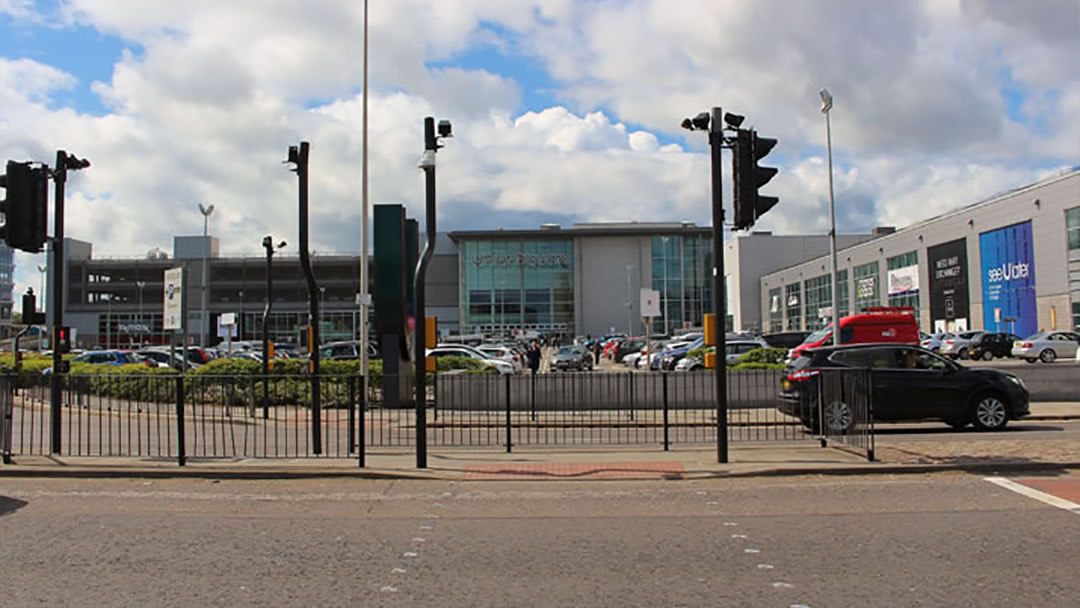 Union Square car park in Aberdeen