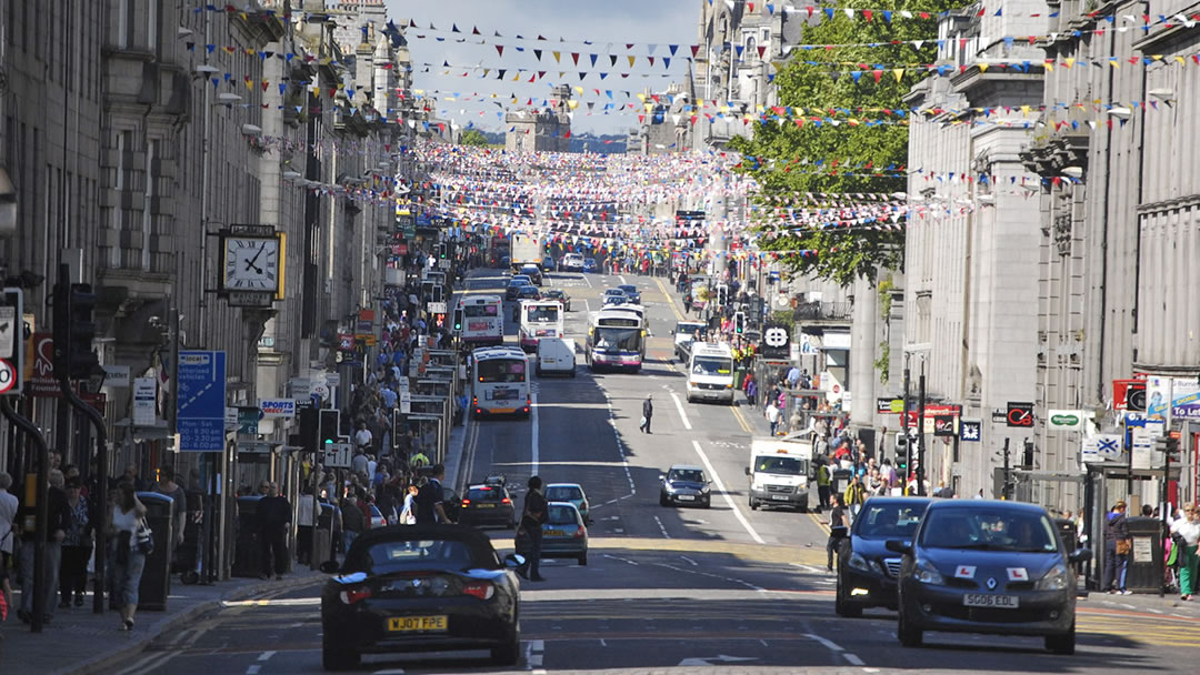 Union Street in Aberdeen