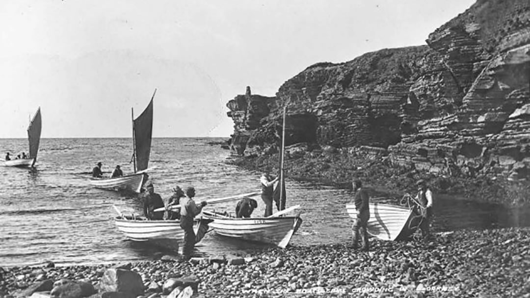 Fishing boats at Skiba Geo