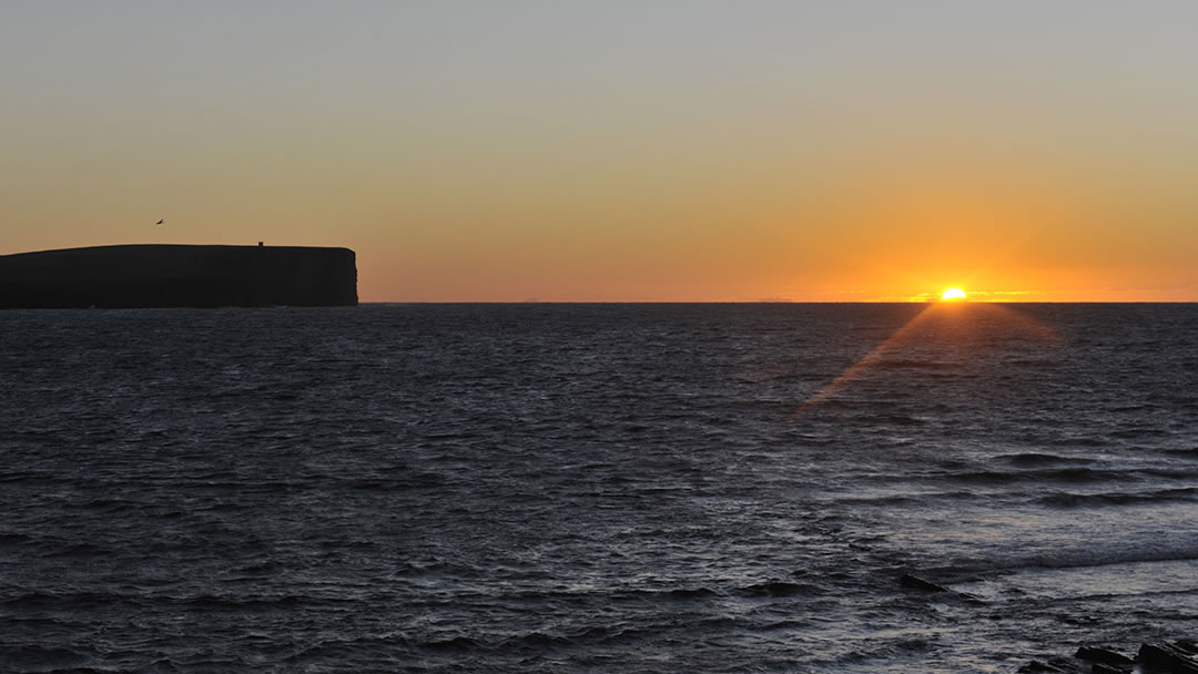 Beaches such as this one at Birsay can be romantic places to view the sunset