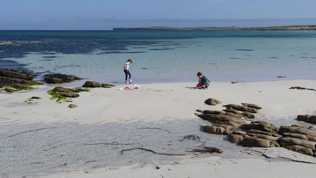 Grobust beach in Westray, Orkney