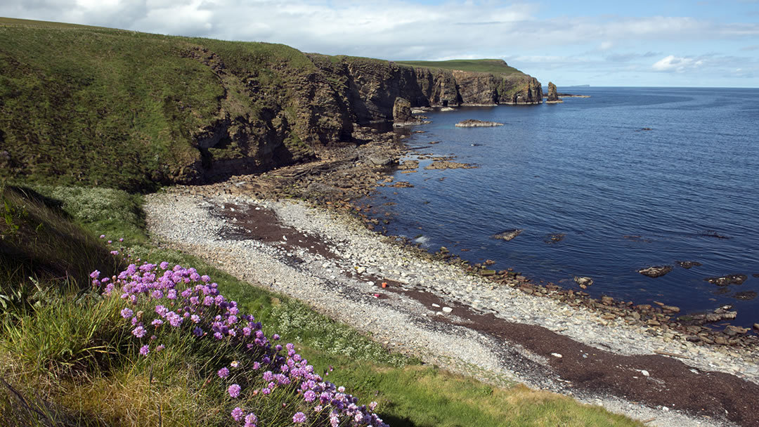 Windwick beach in South Ronaldsay, Orkney