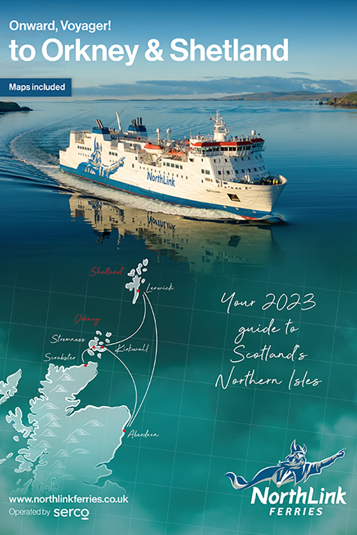 NorthLink Ferries 2023 guide to Orkney and Shetland
