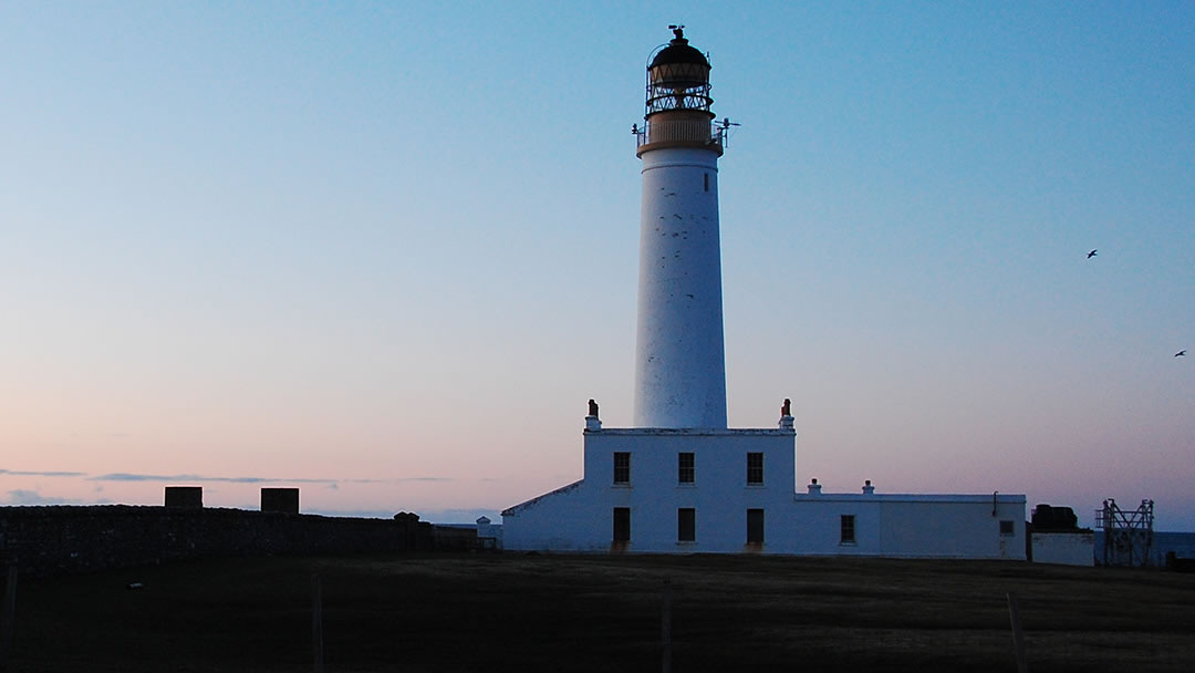 Auskerry Lighthouse sunrise