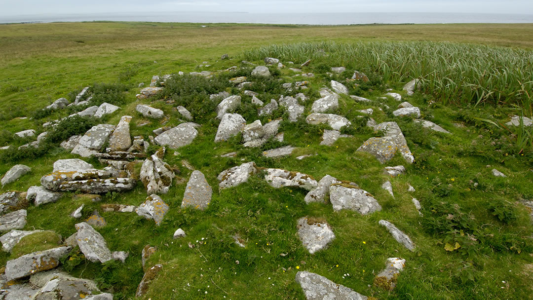 Auskerry archaeological remains