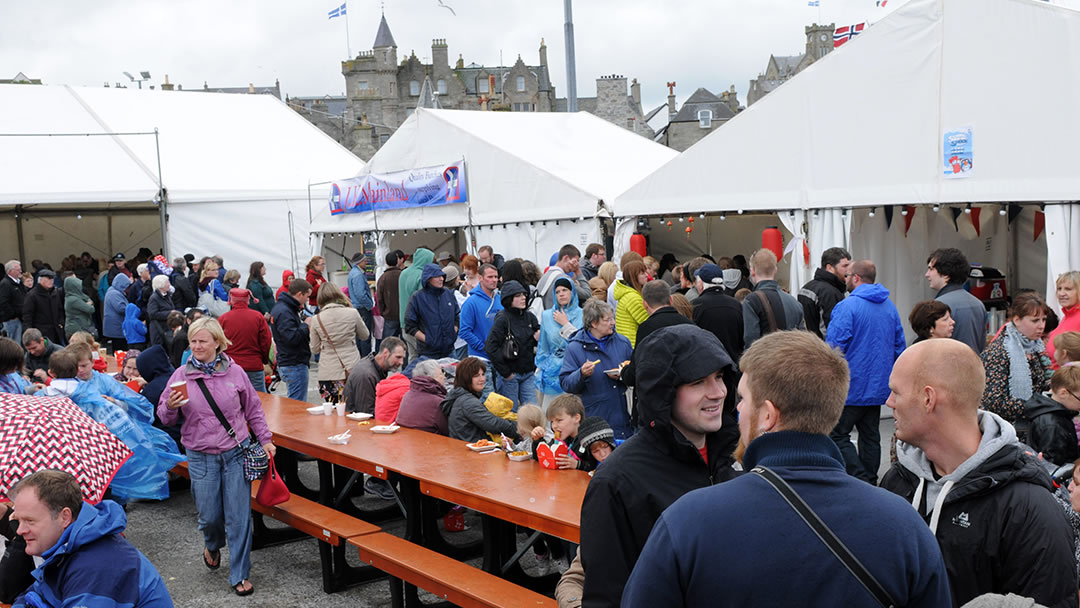 Fun in Lerwick during the Tall Ships Race