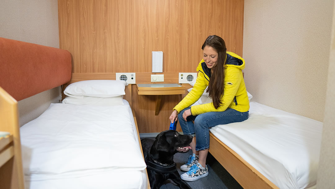 MV Hjaltland pet-friendly cabin