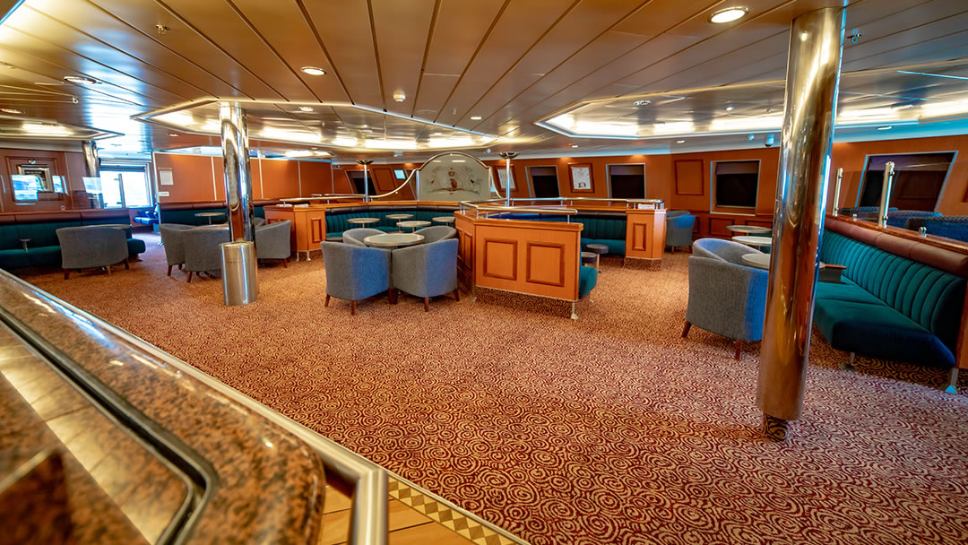 MV Hrossey - inside the forward lounge