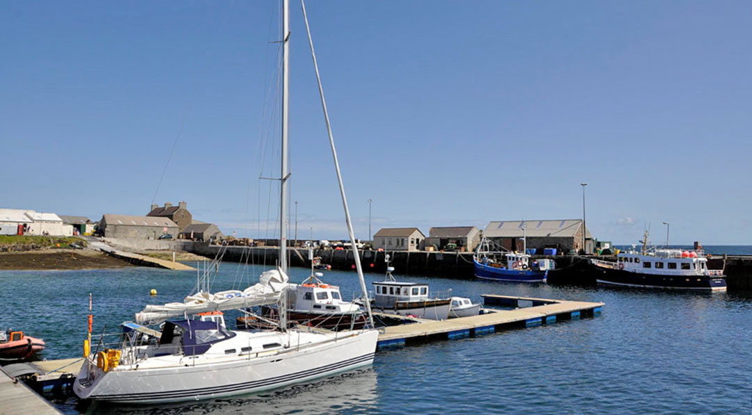 Pierowall pier and marina