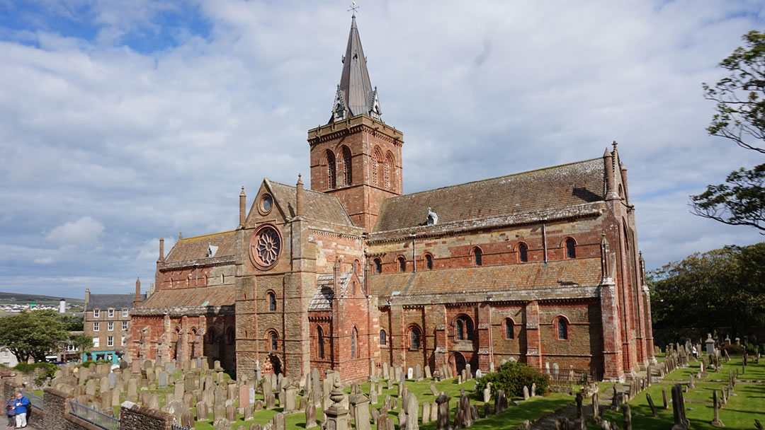 St Magnus Cathedral in Kirkwall, Orkney