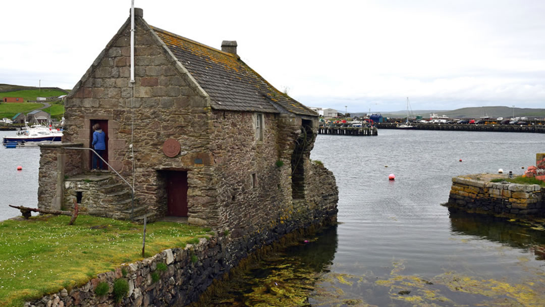 The Pier House Museum in Whalsay