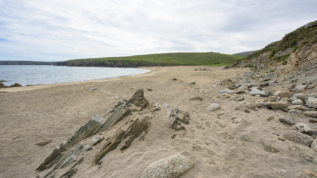 Skaw Beach on the isle of Unst, Shetland