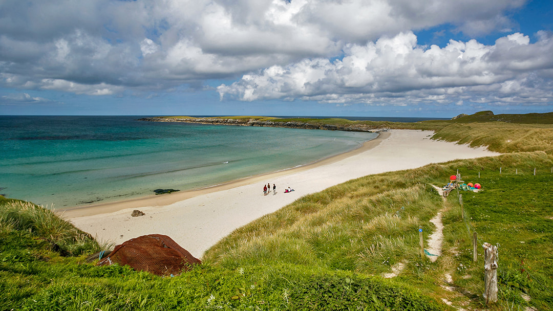 The Sands of Breckon in Yell, Shetland