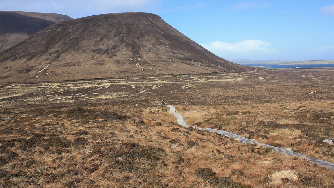 The wild hills of Hoy are great for hiking