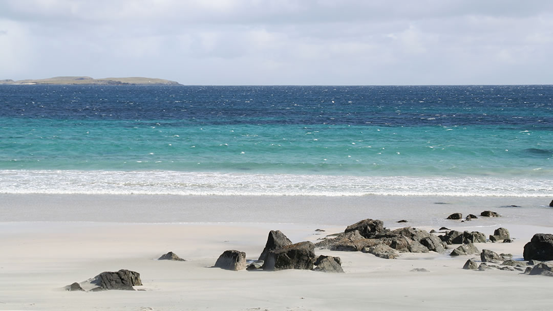 A beach in Shetland or in the Maldives?
