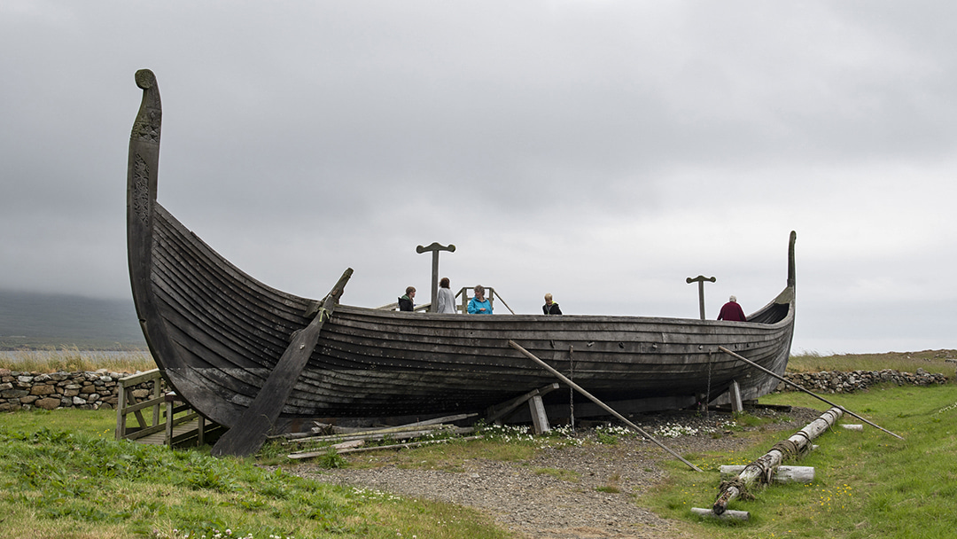 The Skidbladner - a full replica Viking ship