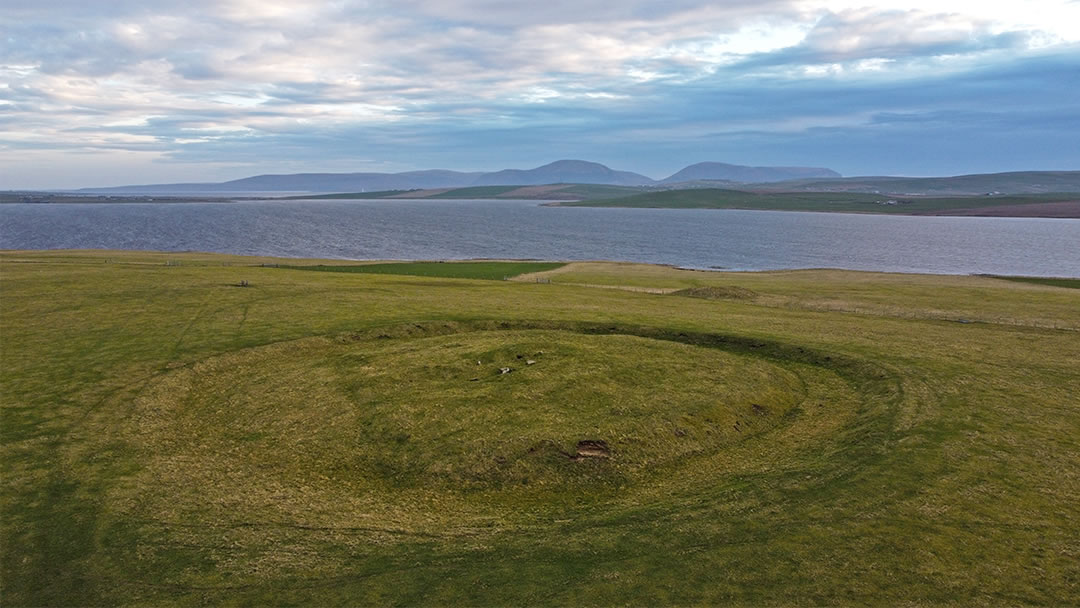 The Ring of Bookan - a ruined Neolithic chambered cairn in Stenness, Orkney