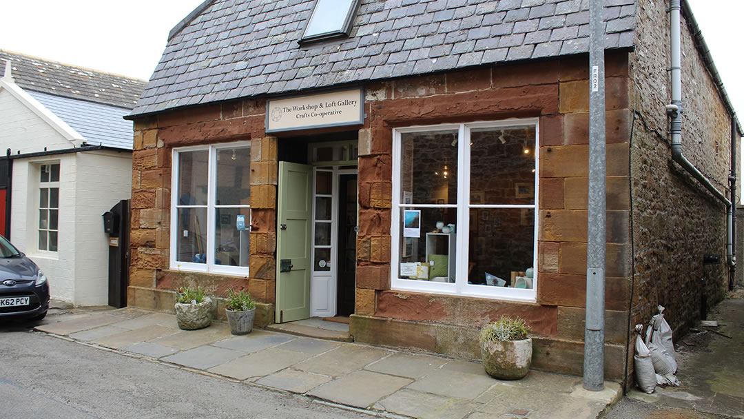 The Workshop and Loft Gallery in St Margaret's Hope, Orkney