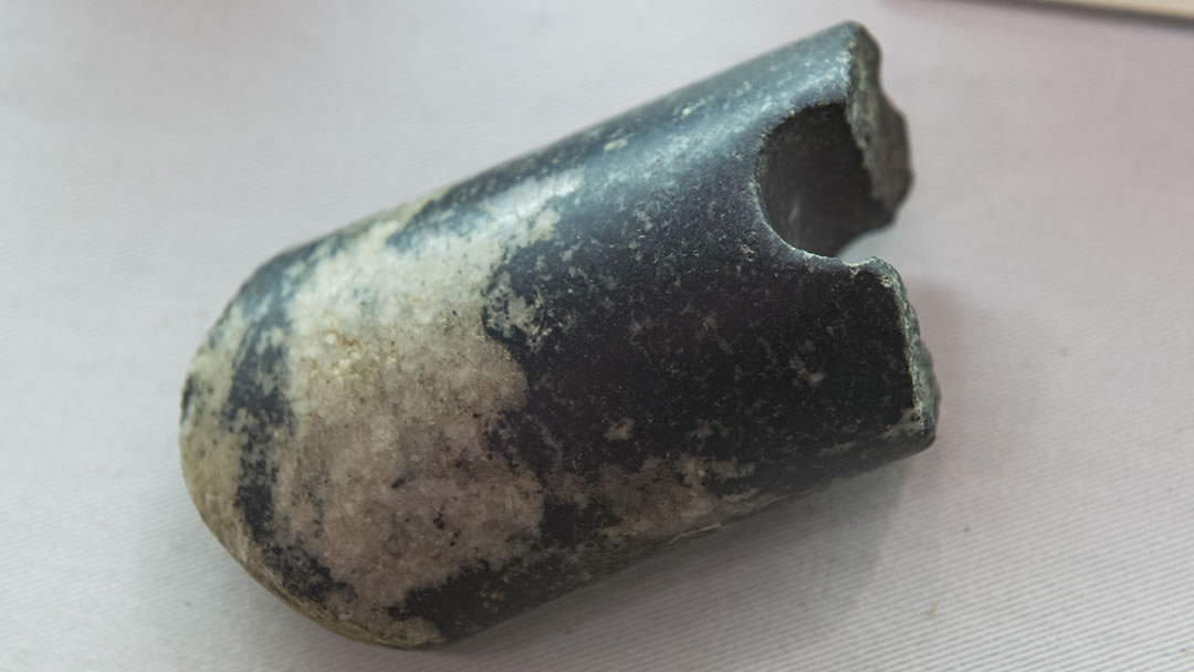 Another example of a polished stone macehead from the Ness of Brodgar