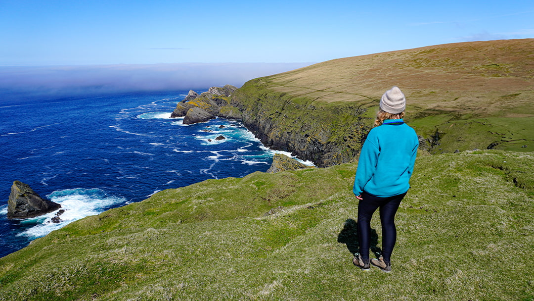 Beautiful sea vistas at Hermaness Nature Reserve