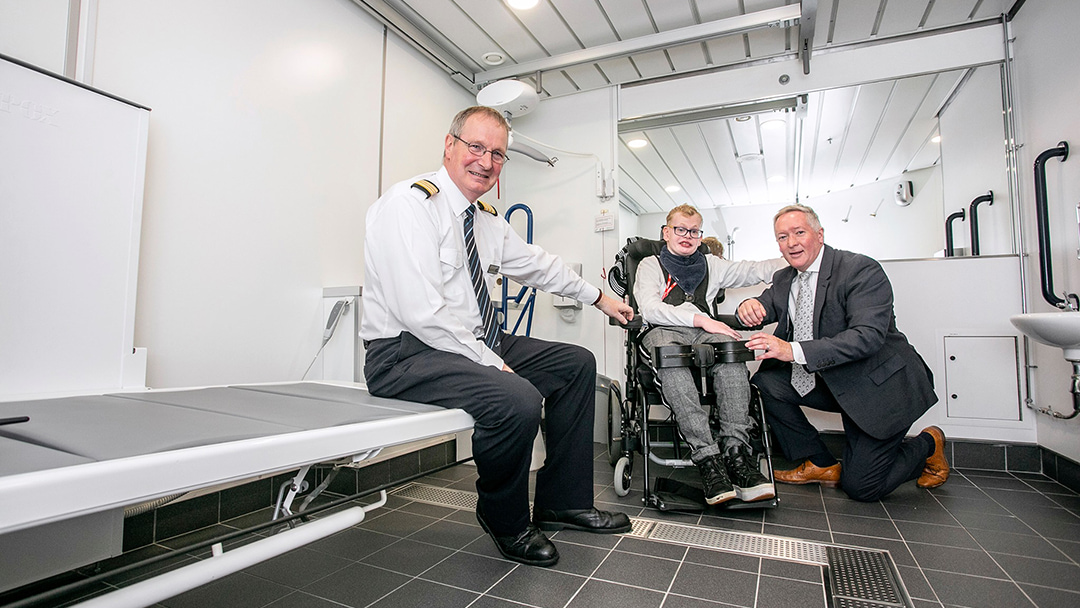 NorthLink Ferries is the first ferry operator to offer fully accessible toilets