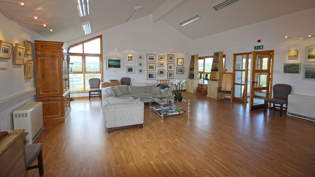 Inside the Shetland Gallery