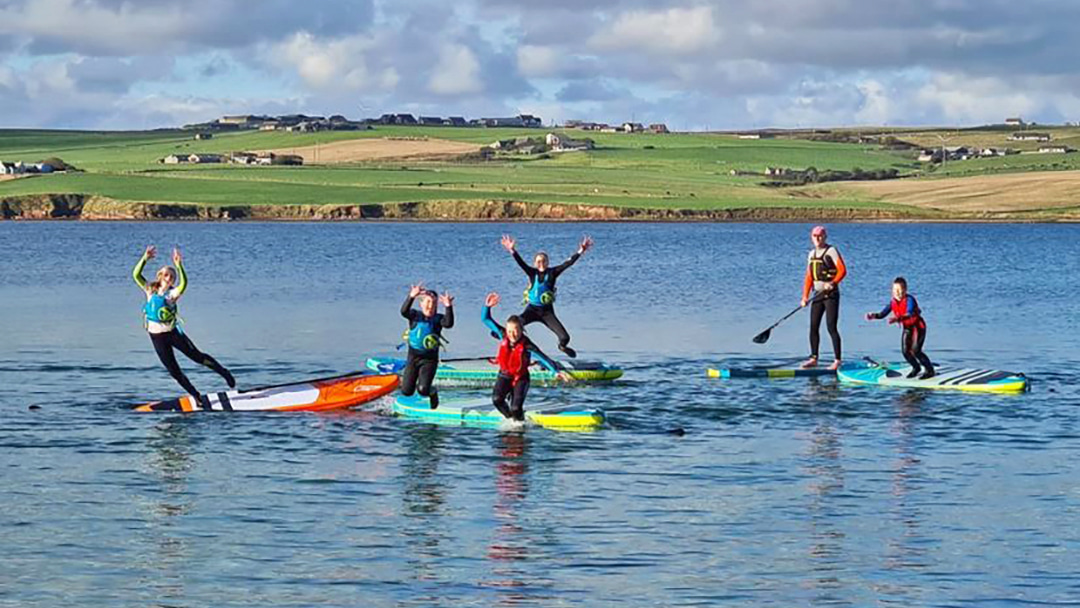 Paddleboarding is fun for all ages