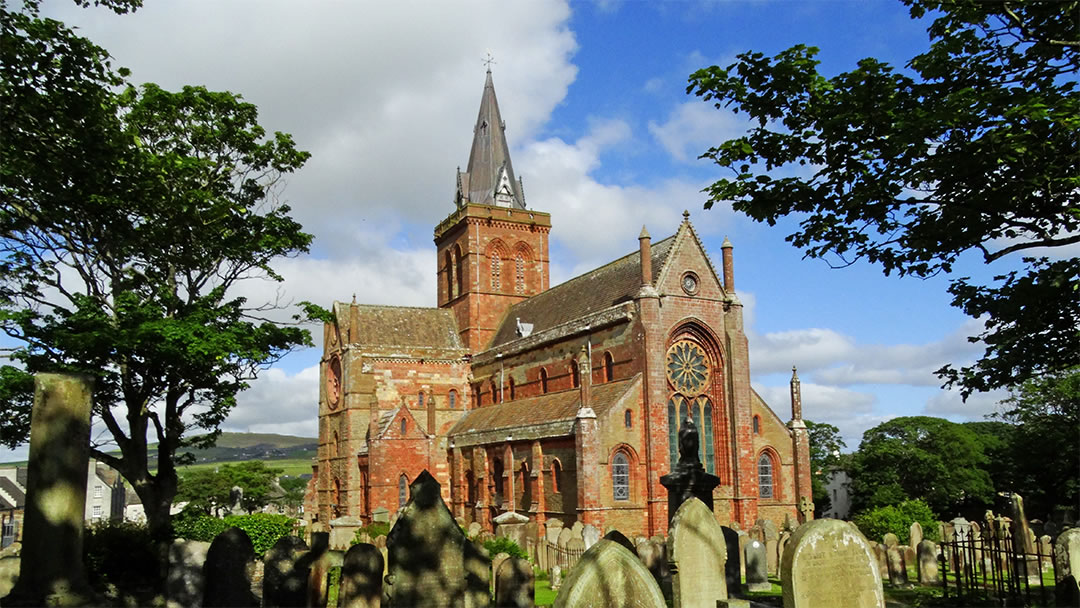 St Magnus Cathedral in Kirkwall, Orkney is the venue for many festival performances