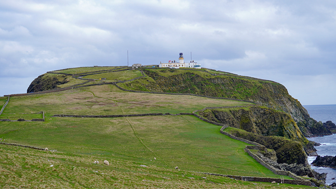 Sumburgh Head Lighthouse, at Shetland's southernmost point